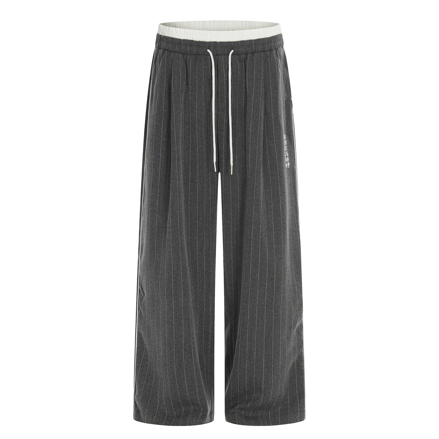 Shop Jiayiku 2026 Striped Draping Effect Suit Pants at USAve Merchandise. Old money style loose casual pants. Free shipping over $50!