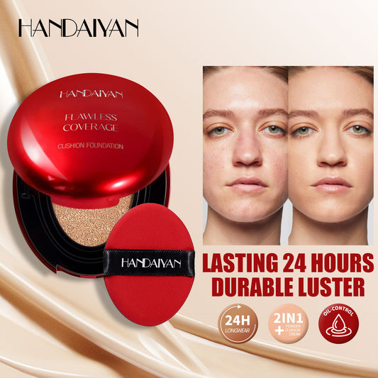 Shop Handaiyan 5-Color Oval Cushion Liquid Foundation at USAve Merchandise. Clear natural concealer repair. Free shipping over $50!