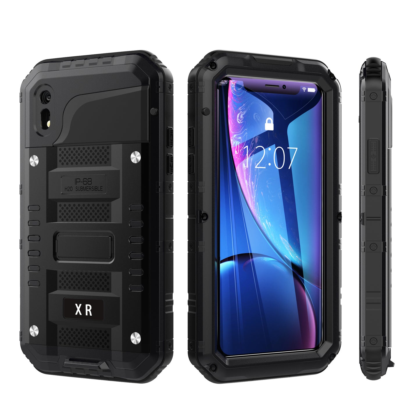 Applicable to iphoneXR waterproof case Apple 6.1 Outdoor drop-resistant diving mobile phone protective case cross-border manufacturers