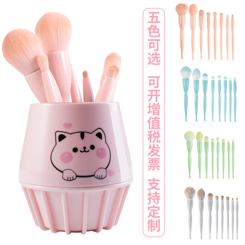 Shop Yasna 8-Piece Skin Color Makeup Brush Set at USAve Merchandise. Complete beginner beauty tools. Free shipping over $50!