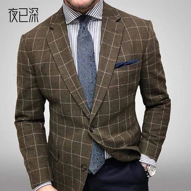 2026 New Amazon European station export foreign trade cross-border Men's new multi-color leisure suit men's top