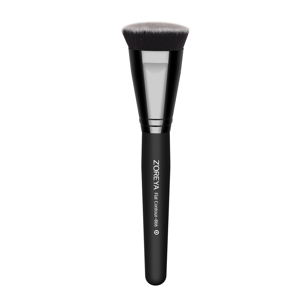 Z'oreya cross-border beauty tools black makeup brush single blush brush shaped powder foundation brush powder brush wholesale