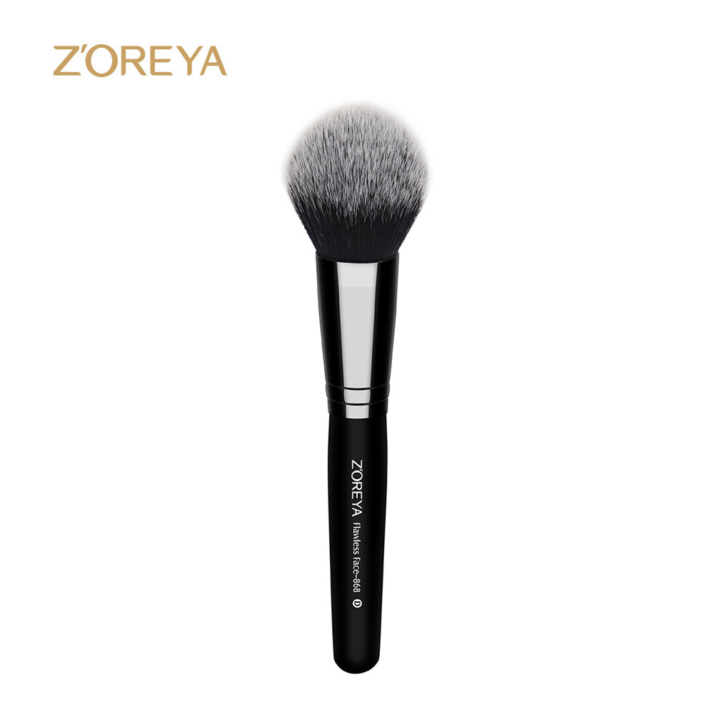 Z'oreya cross-border beauty tools black makeup brush single blush brush shaped powder foundation brush powder brush wholesale