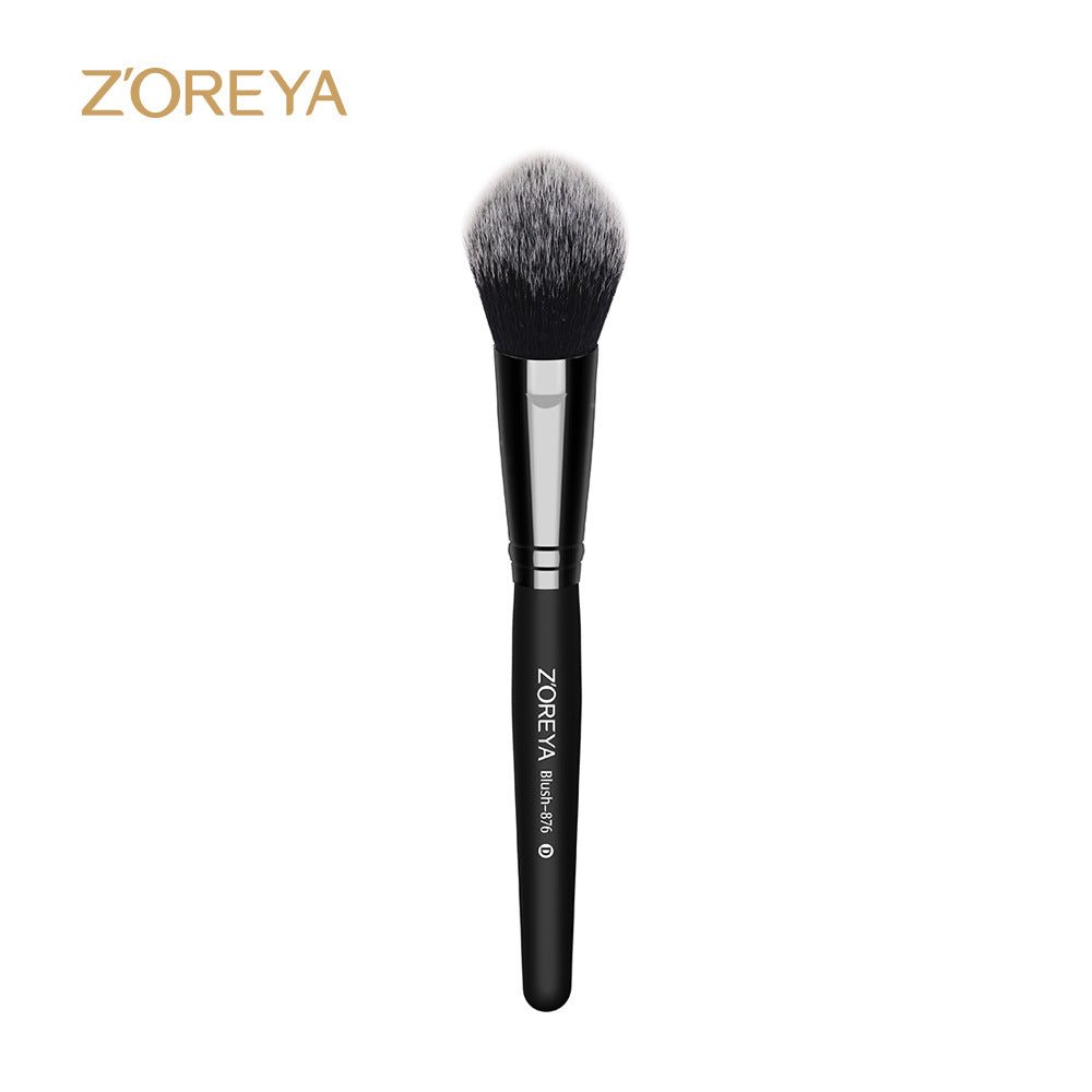 Z'oreya cross-border beauty tools black makeup brush single blush brush shaped powder foundation brush powder brush wholesale