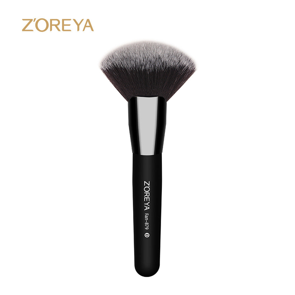 Z'oreya cross-border beauty tools black makeup brush single blush brush shaped powder foundation brush powder brush wholesale