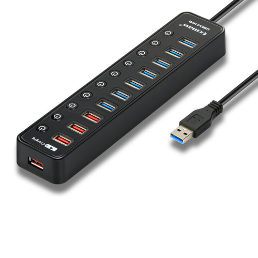 Gao Maisi USB3.0 cable seperater 10-Port/11Port computer expansion hub concentrator with power hub