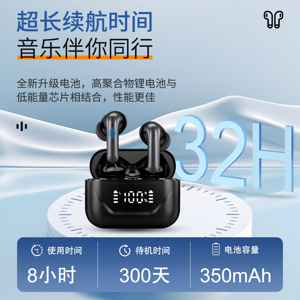 Cross-border private model ANC ENC in-ear TWS dual-camera Intelligent Noise reduction wireless Bluetooth headset long endurance sound quality is good