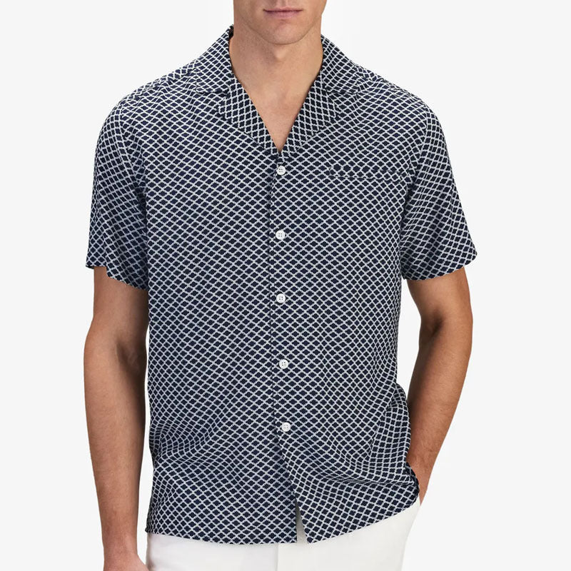 Cross-border foreign trade European and American men's casual short-sleeved plaid suit 2026 Summer new short-sleeved shorts fashion two-piece suit