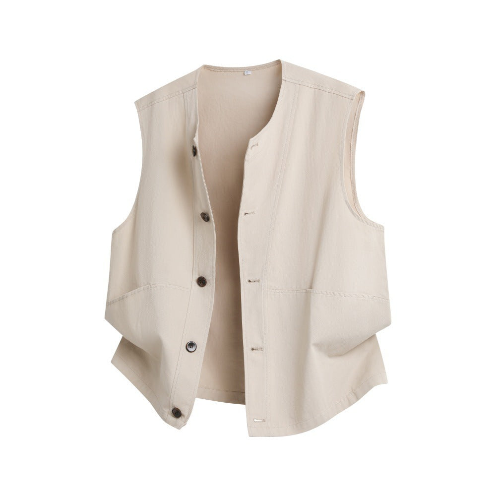 2026 cross-border new arrival men's frock vest coat casual vest sleeveless waistcoat vest fashion men's coat