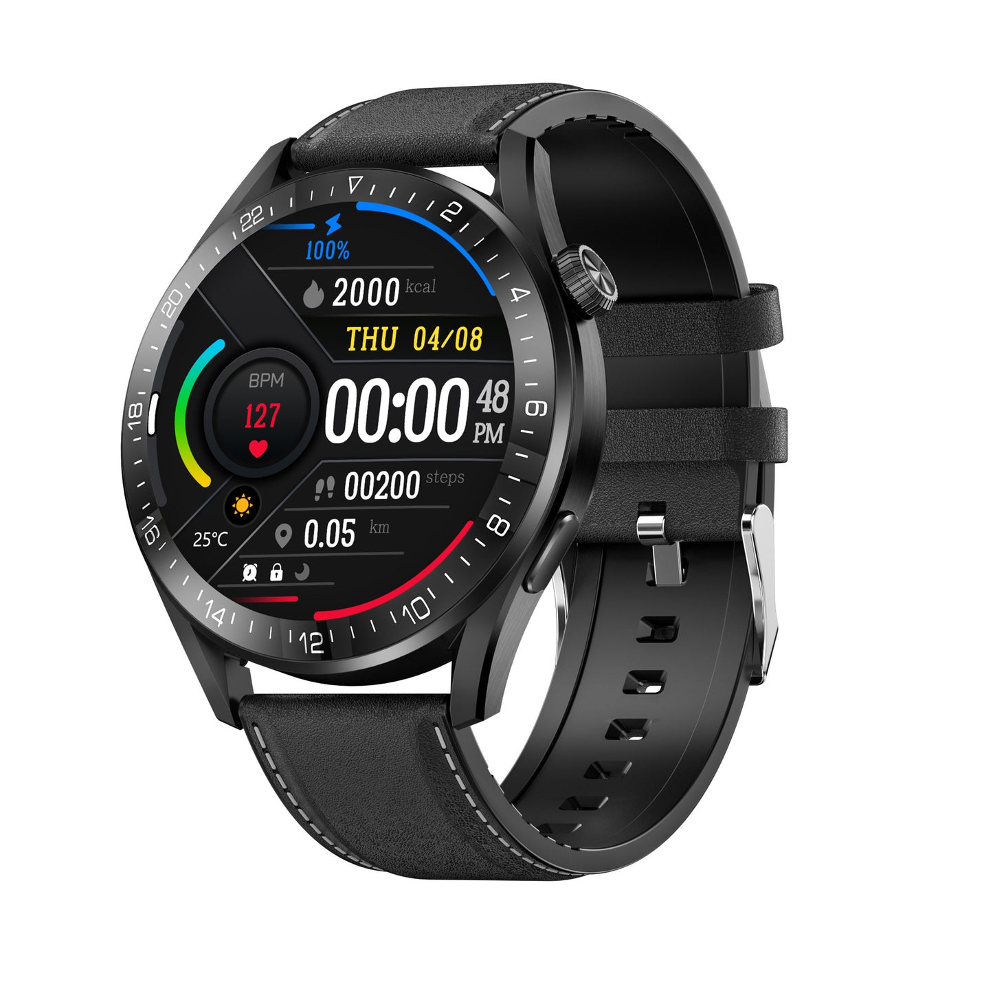 New WATCH Smart WATCH heart rate monitoring Sports & Entertainment AI intelligent voice cross-border hot