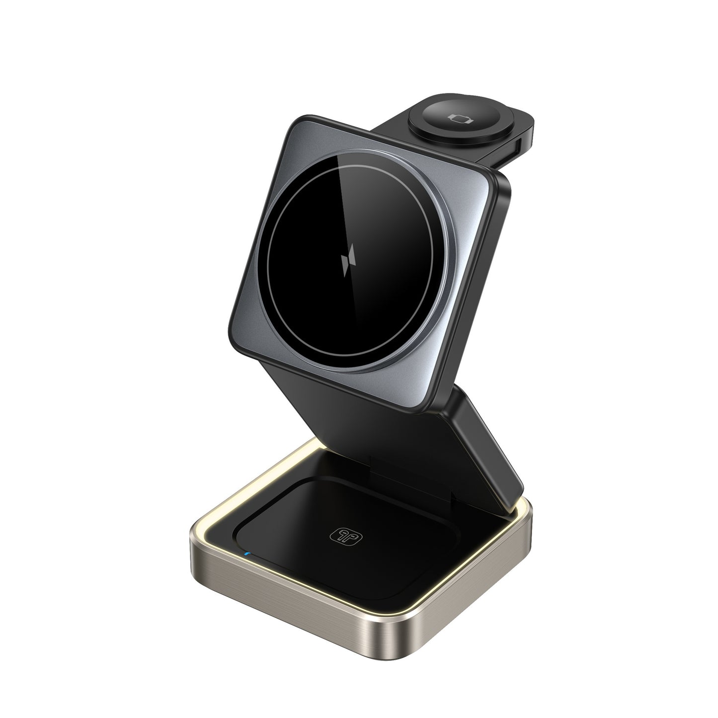 Cross-border new arrival magnetic wireless charger three-in-one fast charge for iPhone15 iPhone earphone watch