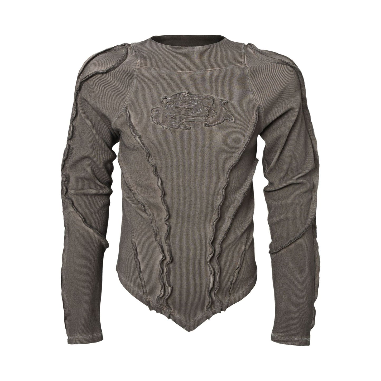 Jiayiku men's clothing 2026 new American special-shaped machine car style retro washed distressed Sports Machine personality sweater