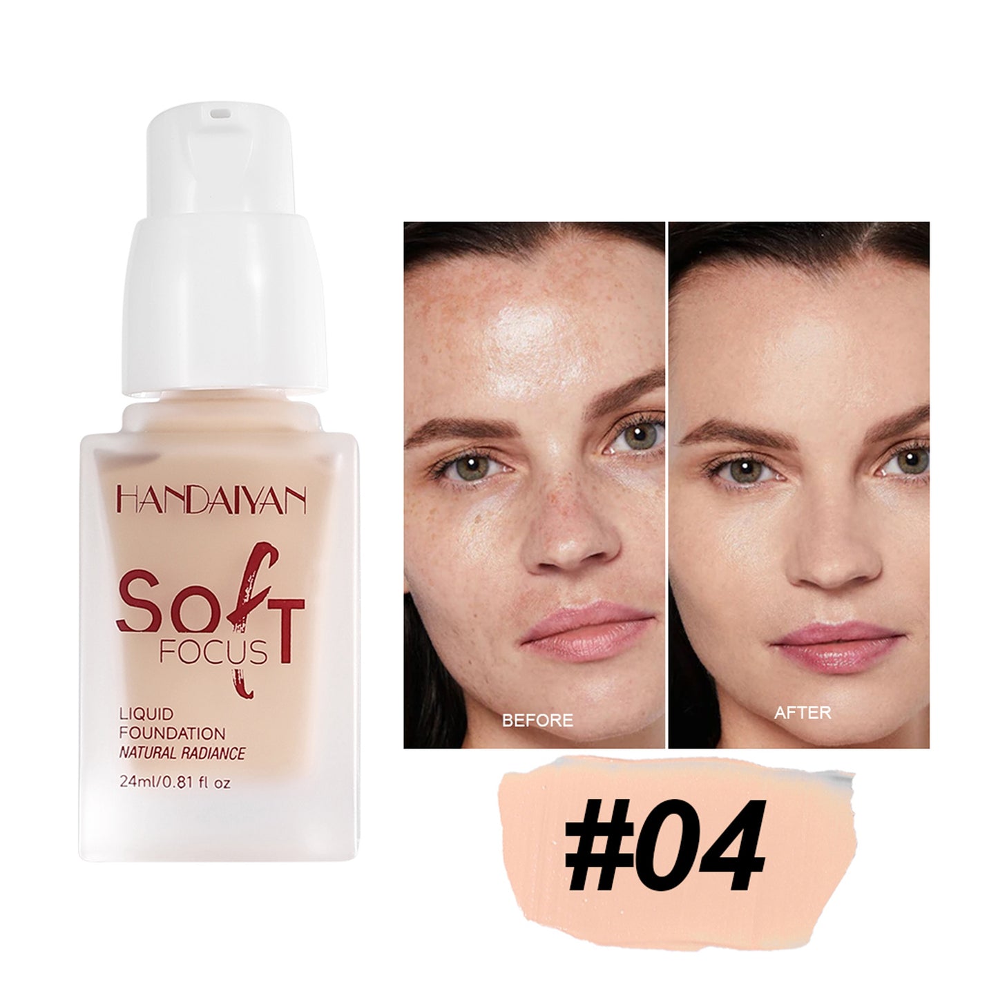 Shop Handaiyan Liquid Foundation Concealer at USAve Merchandise. Long-lasting non-dry European style foundation. Free shipping over $50!