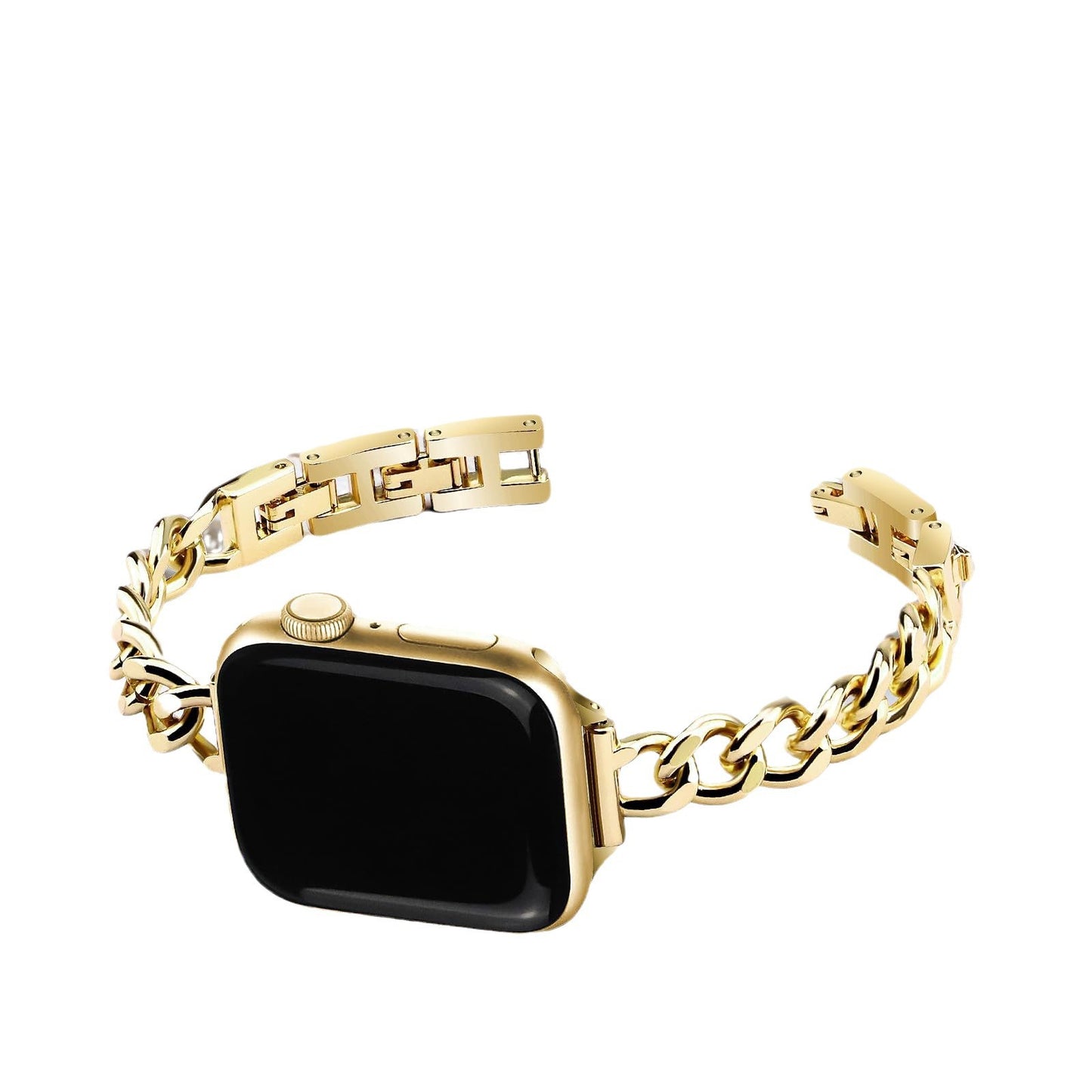Cross-border hot single circle metal chain suitable for applewatchs9 Apple strap 10/9/8/7/6/5/4