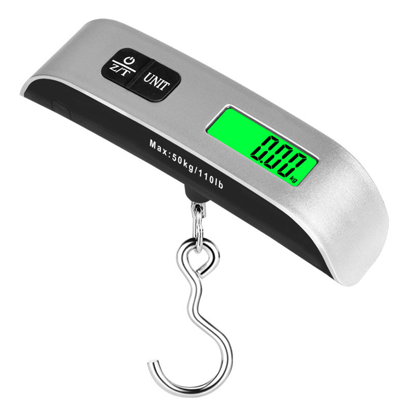 Cross-border handheld scale hook electronic scale 50KG portable luggage scale household handheld weighing scale thick handle handheld scale