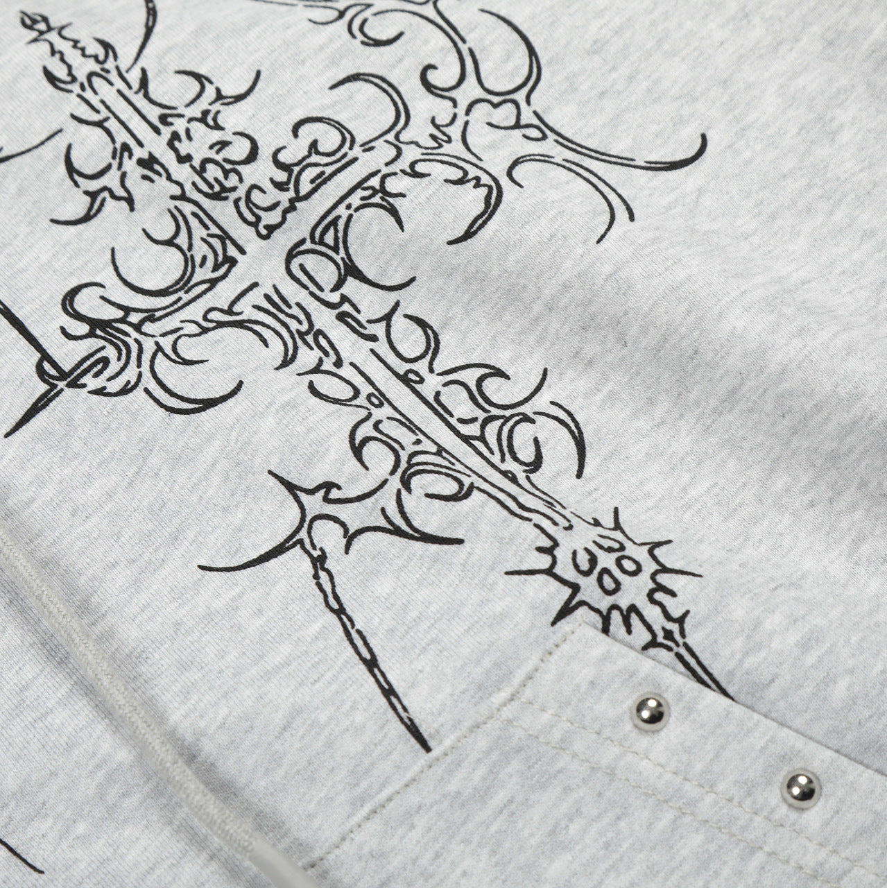 Shop Jiayiku 2026 American Street Cross Rivet Hoodie at USAve Merchandise. Hip hop PU handsome hooded sweater. Free shipping over $50!