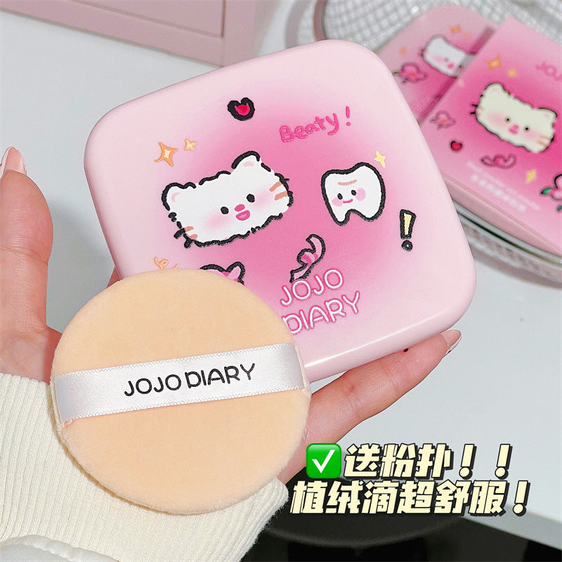 Shop Jiujiu Diary Shell Powder Cat Powder at USAve Merchandise. Matte finish concealer loose face powder. Free shipping over $50!
