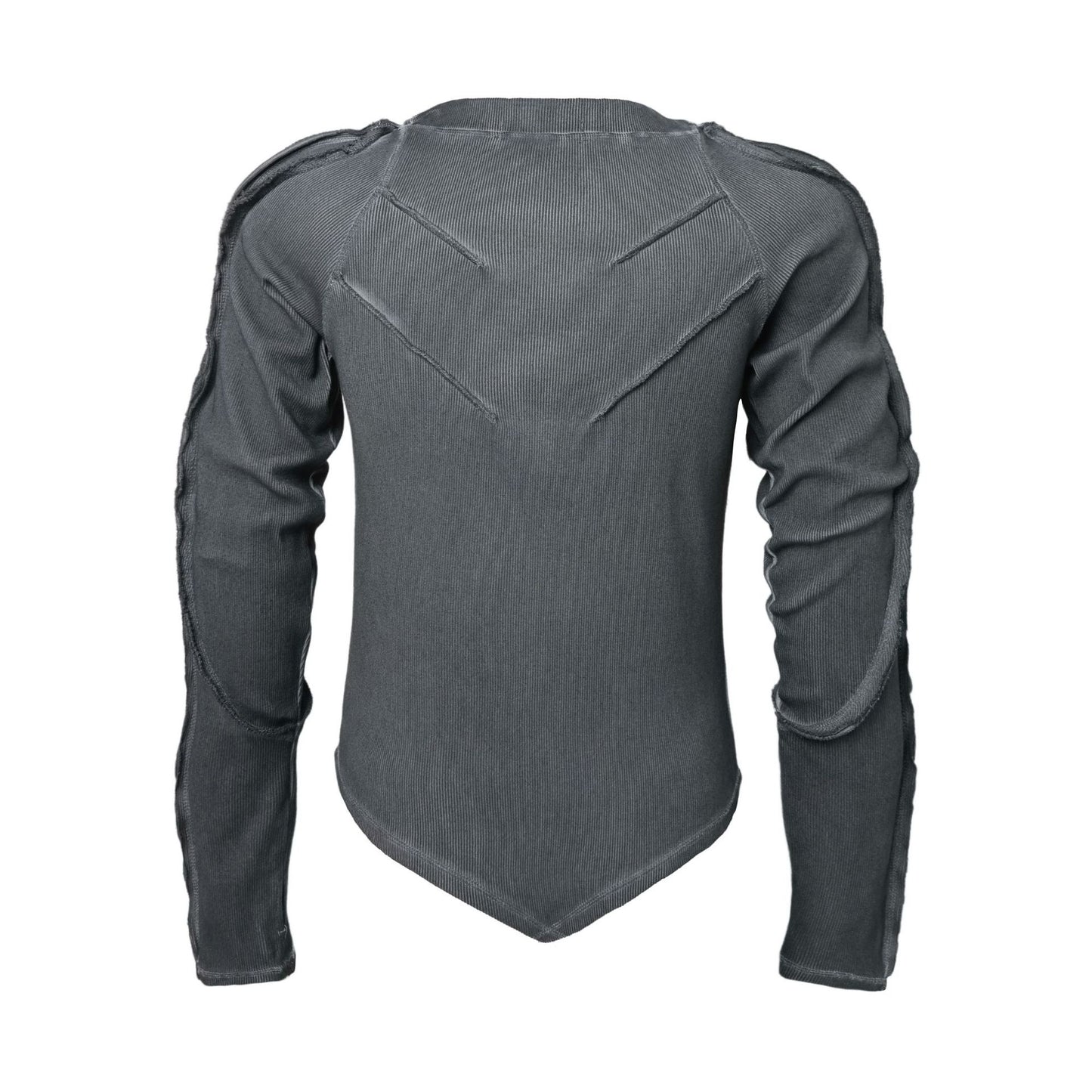 Jiayiku men's clothing 2026 new American special-shaped machine car style retro washed distressed Sports Machine personality sweater