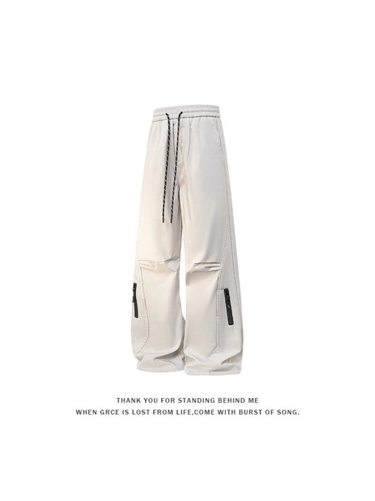 Men's outdoor sports casual pants trousers cross-border 2026 spring new oversized cargo pants straight-leg pants men's pants fashion