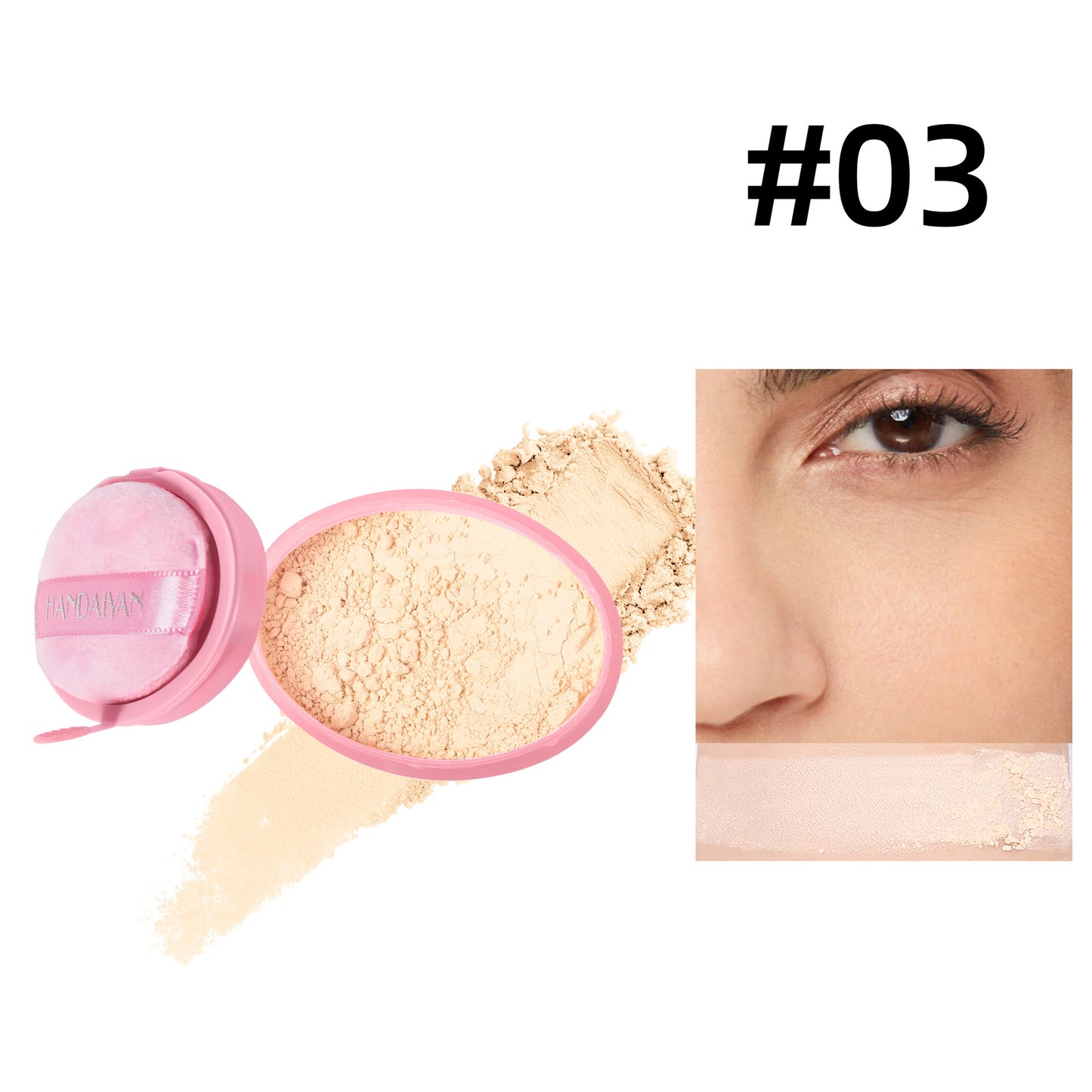Shop Handaiyan Finishing Powder at USAve Merchandise. Oil control waterproof matte concealing face powder. Free shipping over $50!