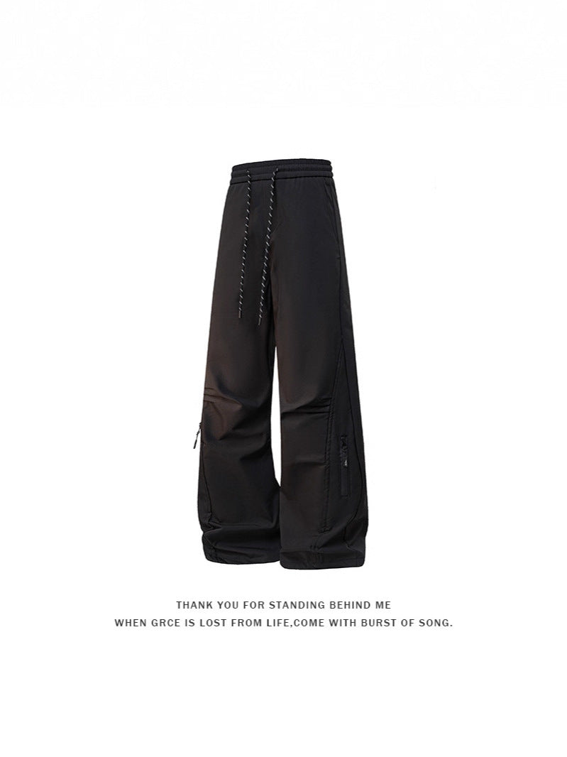 Men's outdoor sports casual pants trousers cross-border 2026 spring new oversized cargo pants straight-leg pants men's pants fashion
