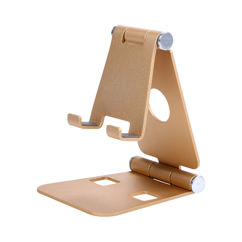 Cross-border hot desktop folding lazy portable phone holder aluminum alloy material office thickening tablet computer stand