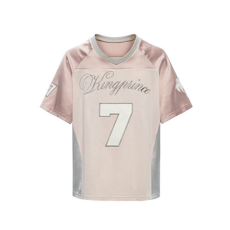 Shop High Street Retro Jersey T-Shirt at USAve Merchandise. Loose leisure all-matching sports top. Free shipping over $50!