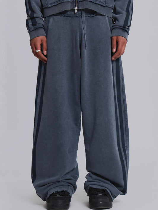 Shop 2026 Wide-Leg Pure Cotton High Waist Sweatpants at USAve Merchandise. Wild running sports casual pants. Free shipping over $50!