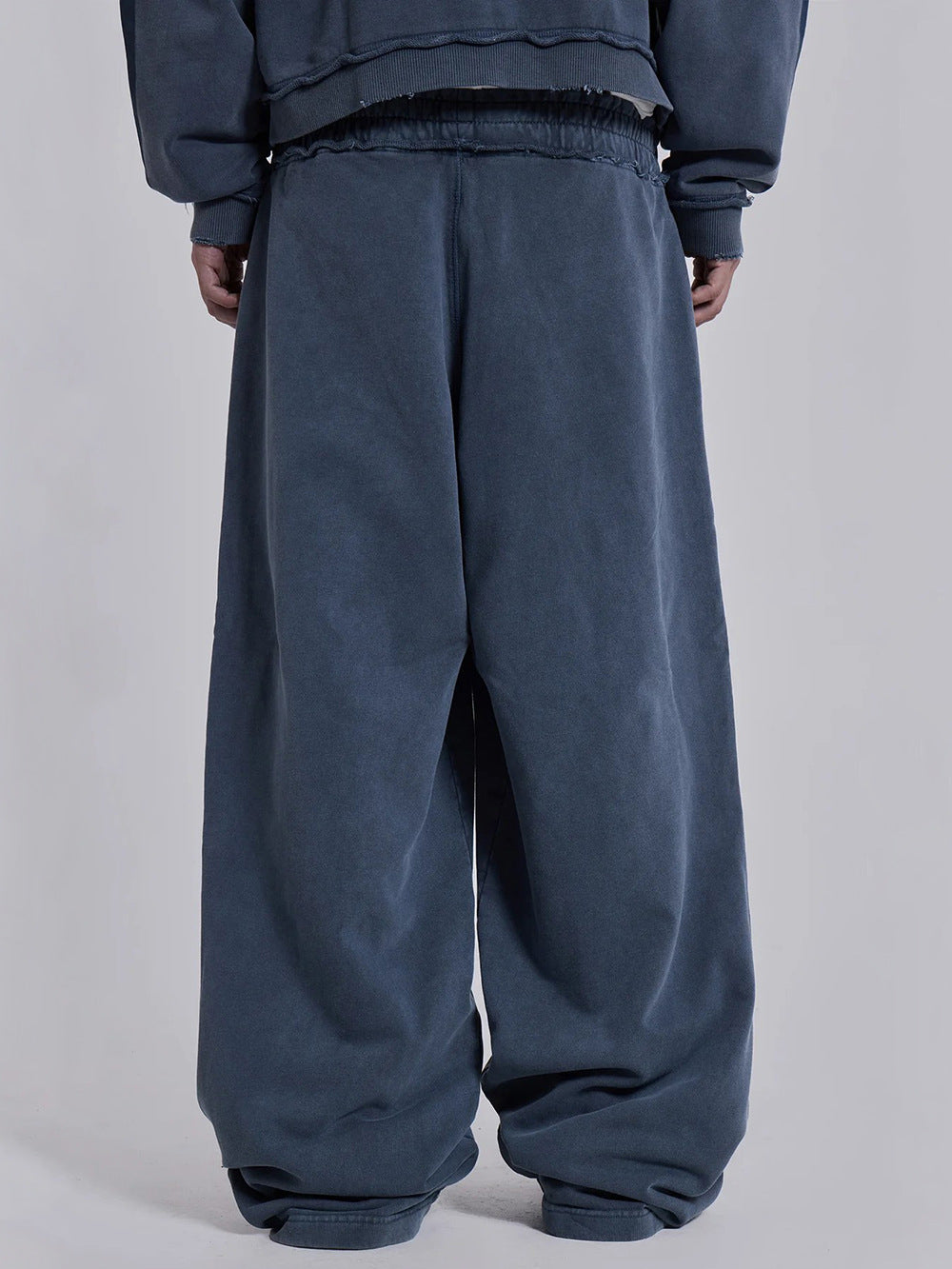 Shop 2026 Wide-Leg Pure Cotton High Waist Sweatpants at USAve Merchandise. Wild running sports casual pants. Free shipping over $50!
