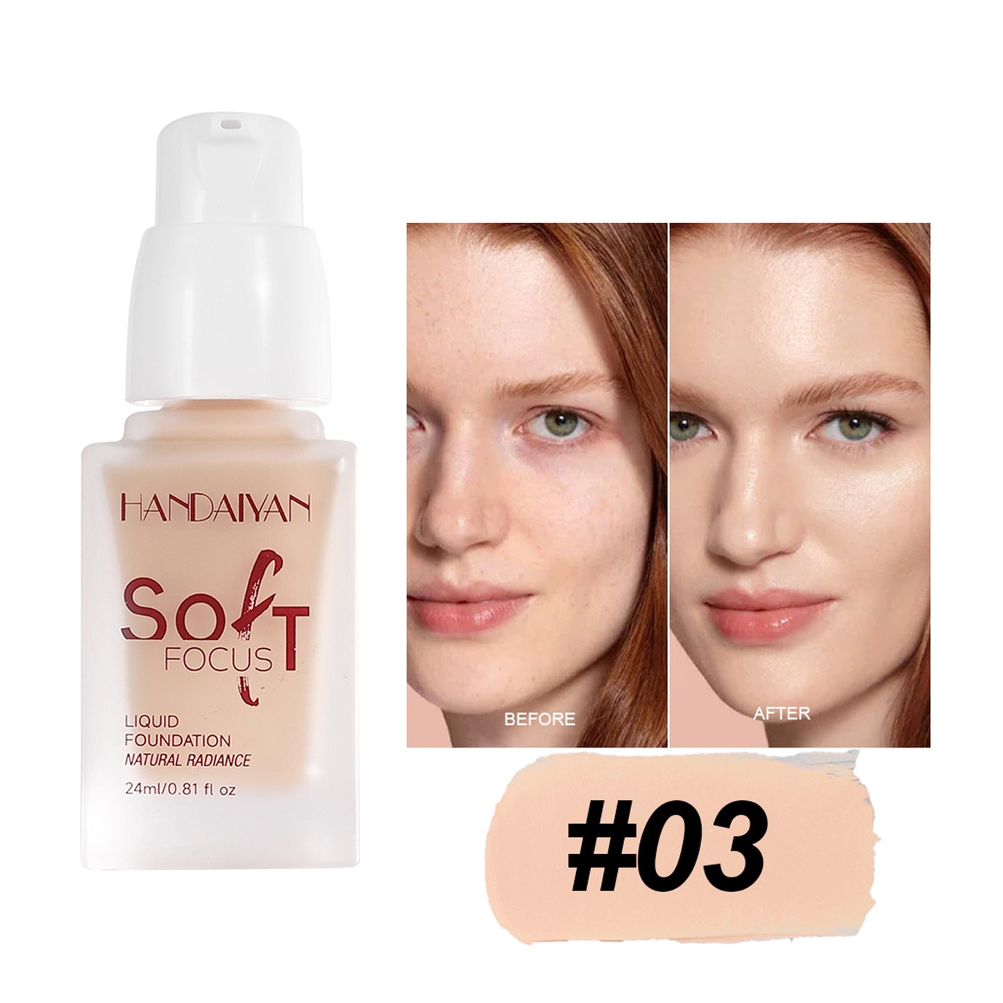 Shop Handaiyan Liquid Foundation Concealer at USAve Merchandise. Long-lasting non-dry European style foundation. Free shipping over $50!