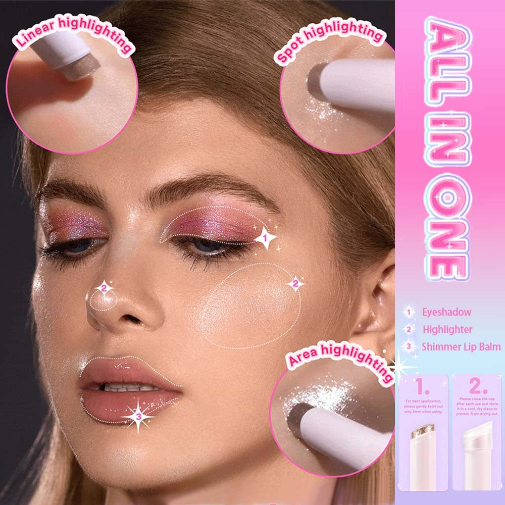 Shop PAGE VINE Crystal Jelly Highlight Eye Shadow Stick at USAve Merchandise. Super shiny multicolor highlighter. Free shipping over $50!