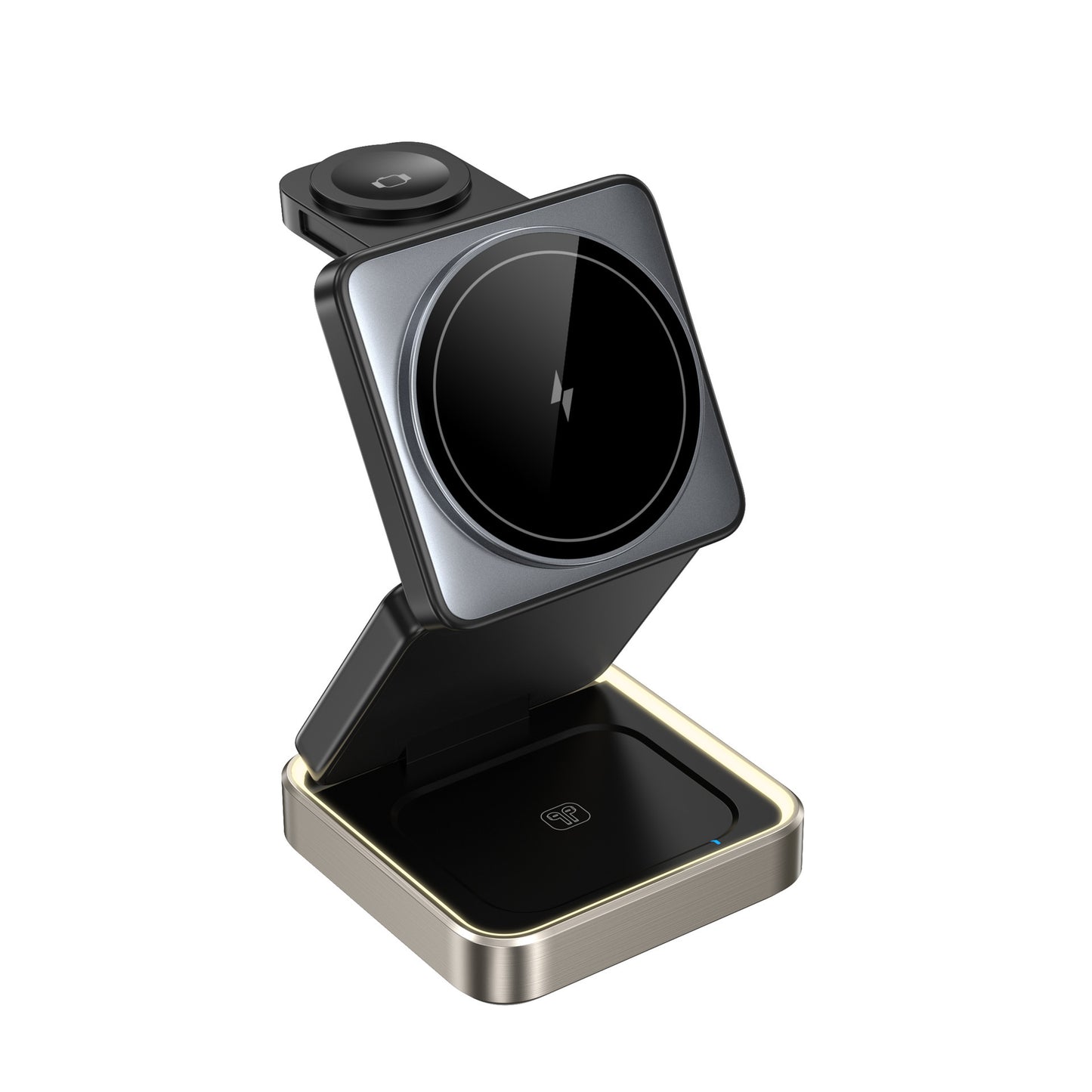 Cross-border new arrival magnetic wireless charger three-in-one fast charge for iPhone15 iPhone earphone watch