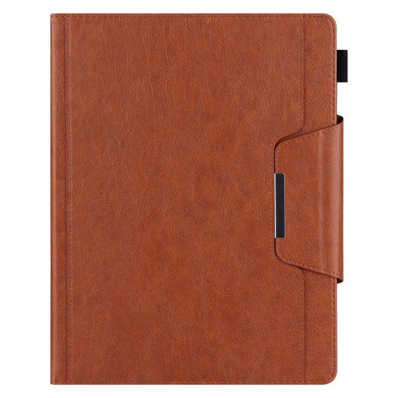 Cross-border applicable to iPadPro 11 2024 multi-function tablet protective case Air6 13 hardware glitter leather case