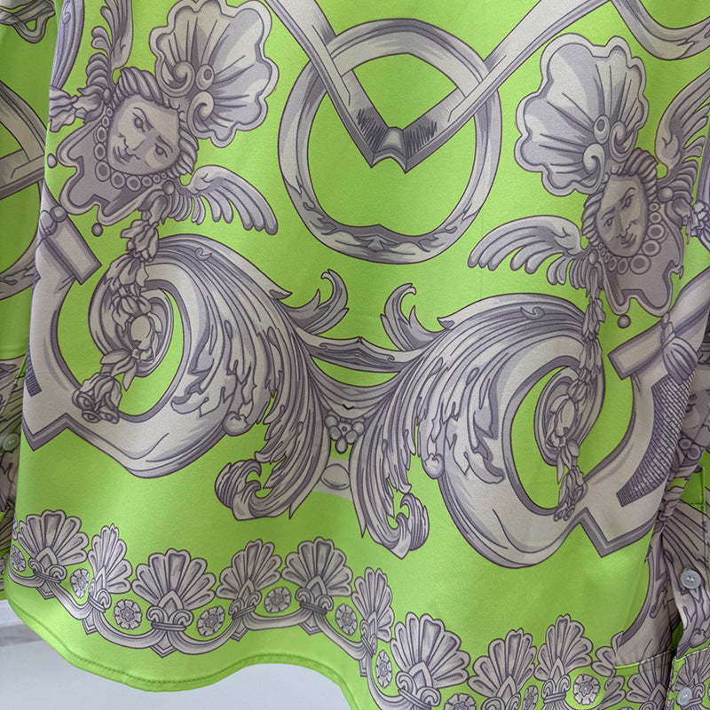 2026 New Europe and America cross border Foreign trade fashion Youth popular direct injection digital printing men's long-sleeved shirt shirt