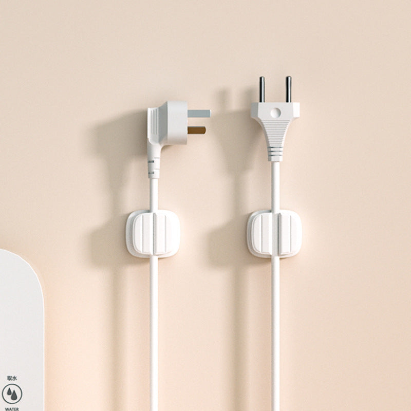 Cross-border data cable organizer wire storage buckle fixed desktop seamless mobile phone cable charge wire storage storage fantastic