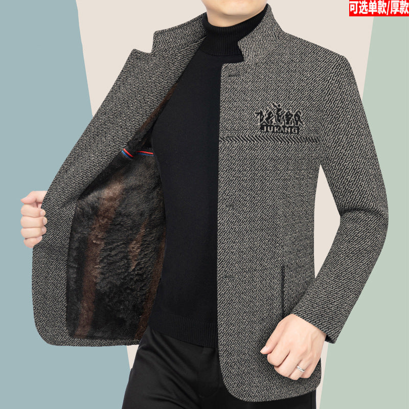 Casual suit men's suit jacket thin new high-end Four Seasons leisure spring and autumn single blouse Western style suit