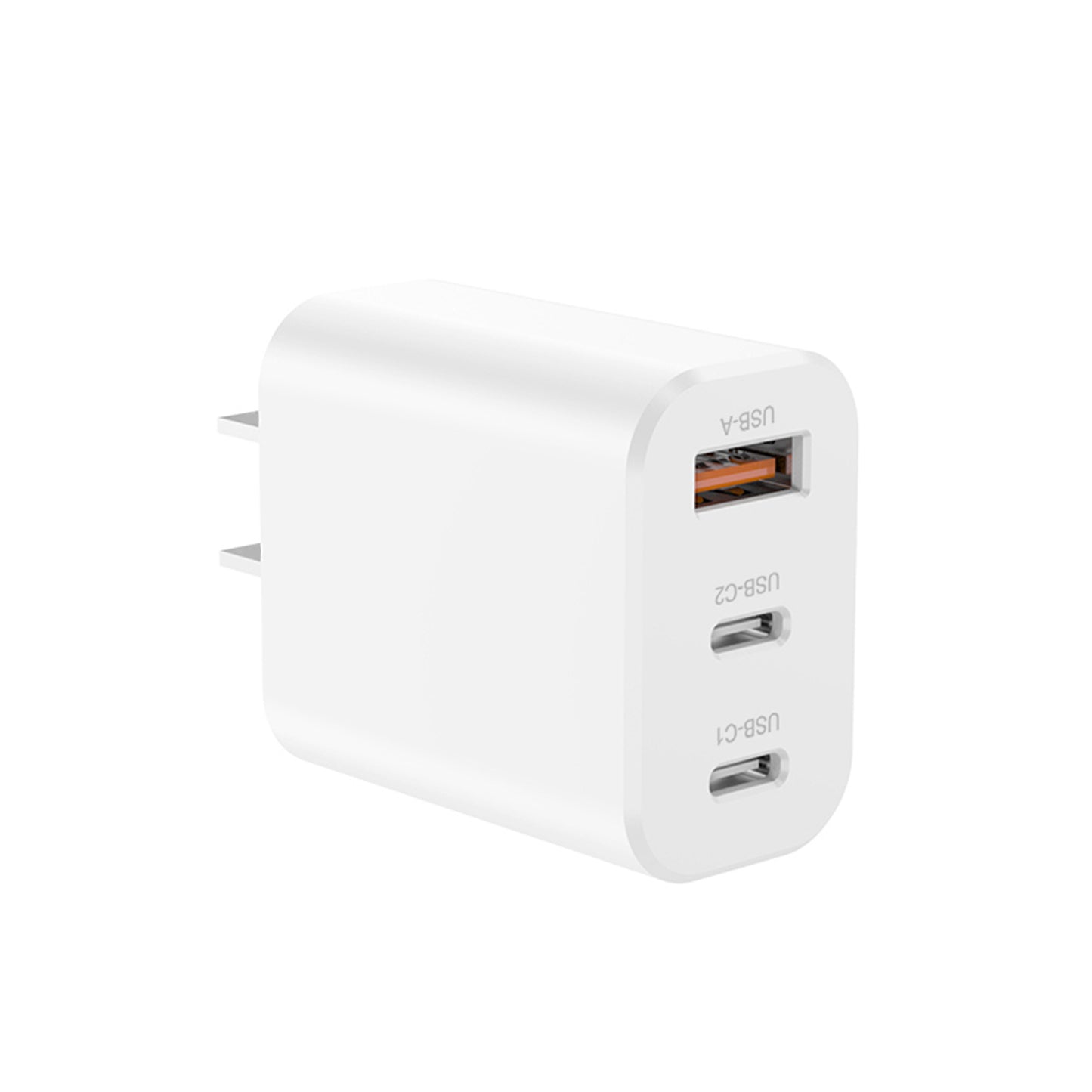 PD30W fast charging head 2C1A gallium nitride charging plug QC3.0 multi-port power adapter mobile phone charger