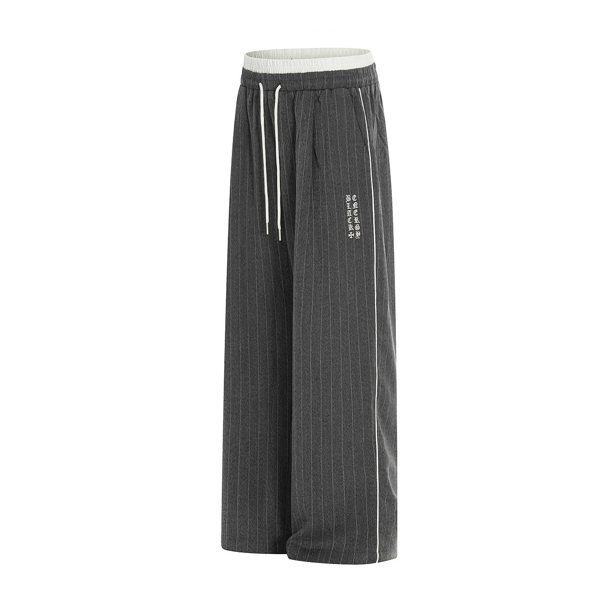 Shop Jiayiku 2026 Striped Draping Effect Suit Pants at USAve Merchandise. Old money style loose casual pants. Free shipping over $50!