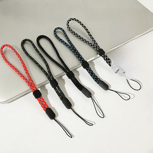 Factory wholesale adjustable mobile phone wrist lanyard multi-color