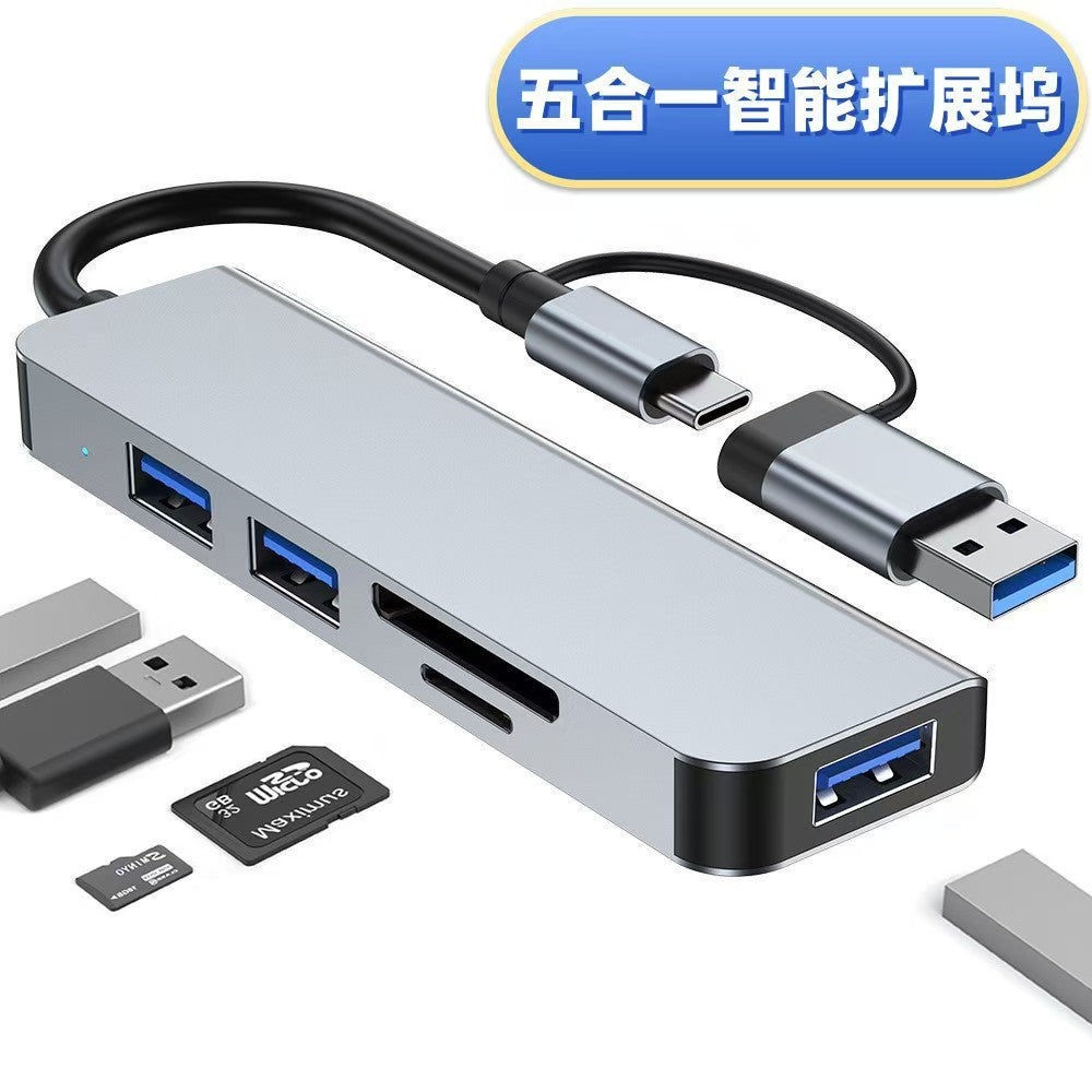 Cross-border typec to 4-in-1 dual hdmi 3.0usb pd HD Macbook same display Dual Screen hub converter