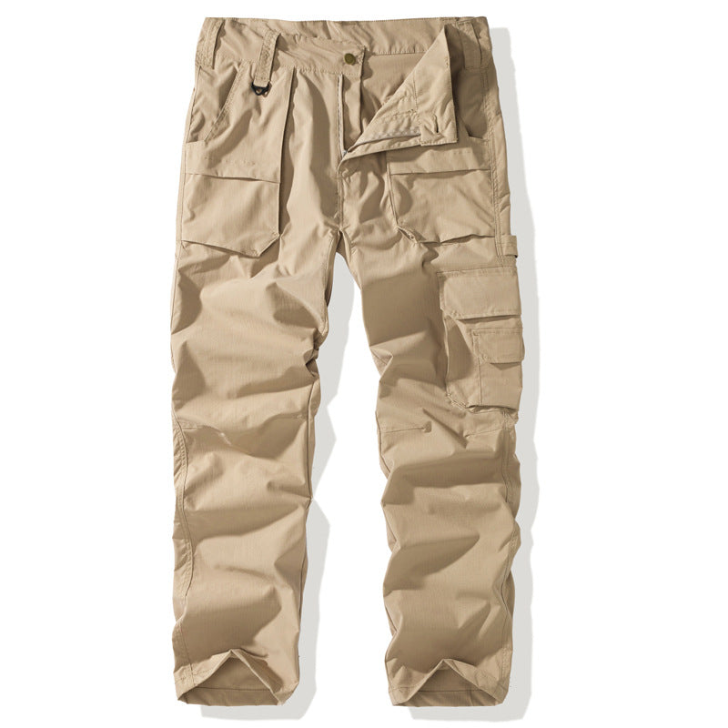 Cross-border 2026 spring new men's overalls loose casual straight-leg American fashion brand pants multi-pocket trousers for men
