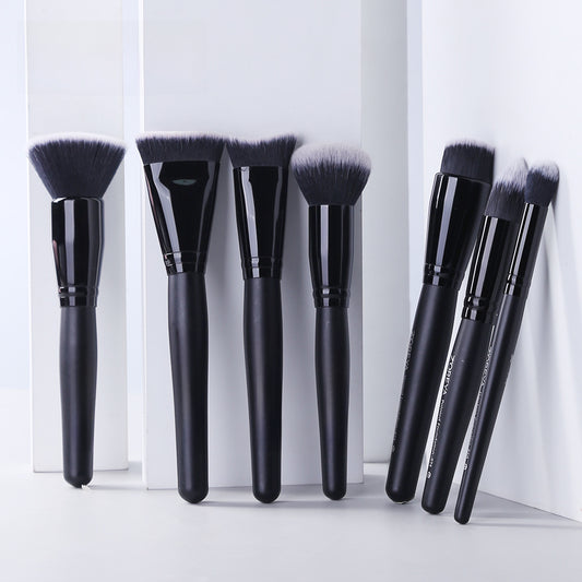 Z'oreya cross-border beauty tools black makeup brush single blush brush shaped powder foundation brush powder brush wholesale