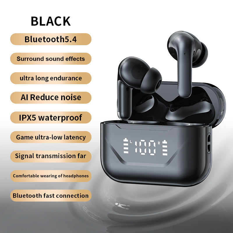 Cross-border private model ANC ENC in-ear TWS dual-camera Intelligent Noise reduction wireless Bluetooth headset long endurance sound quality is good
