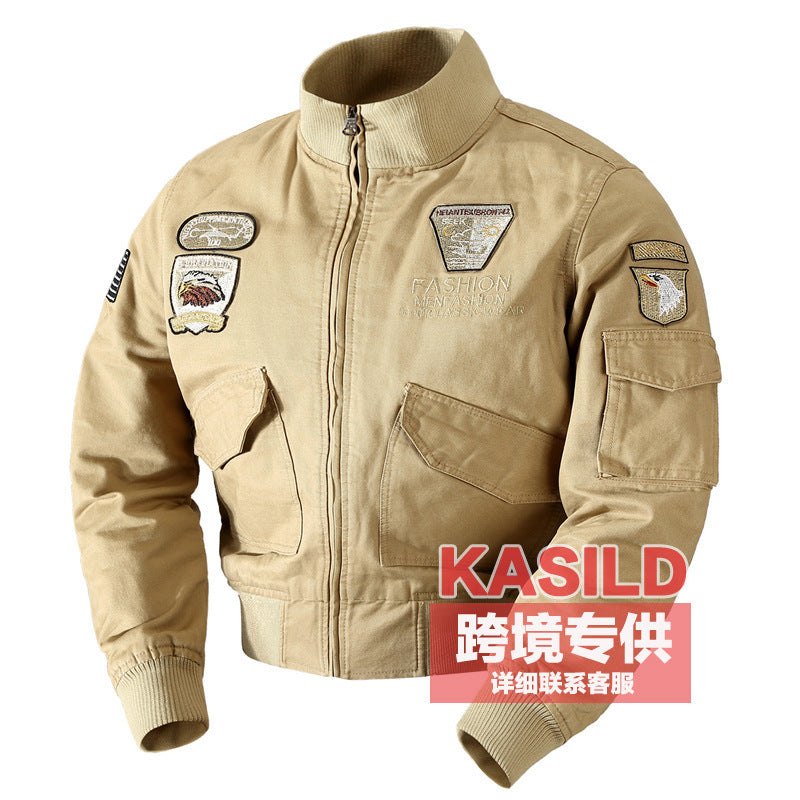 Fall 2026 Air Force ma1 pilot jacket men's thin youth casual military uniform spring and autumn workwear coat fashion brand