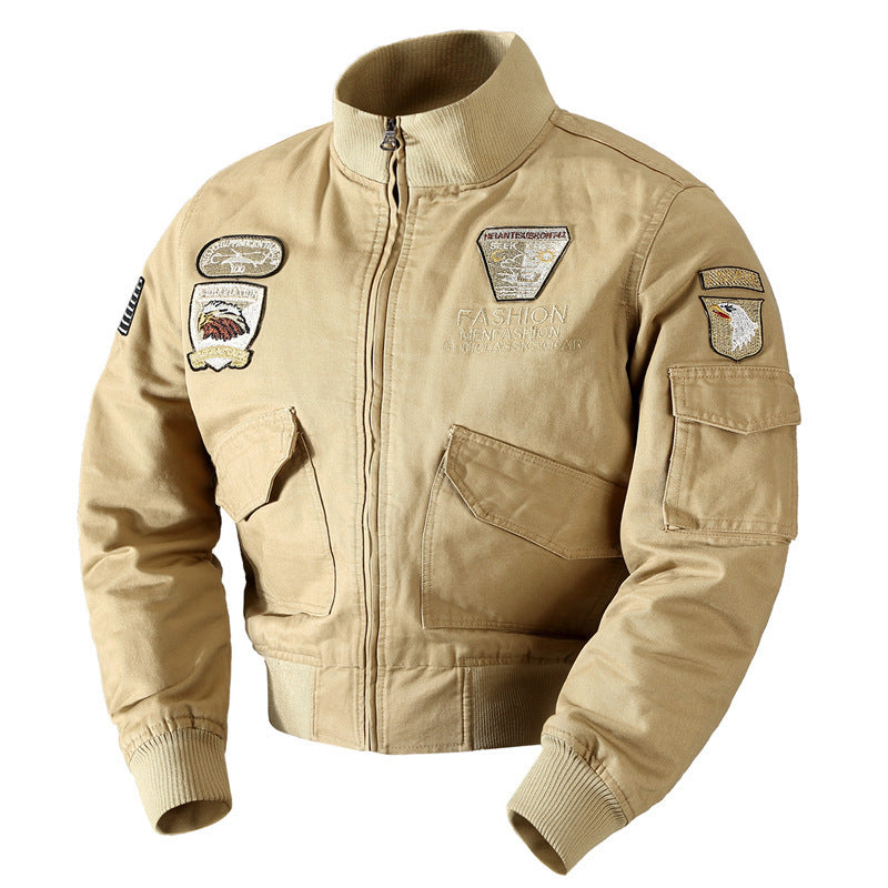 Fall 2026 Air Force ma1 pilot jacket men's thin youth casual military uniform spring and autumn workwear coat fashion brand