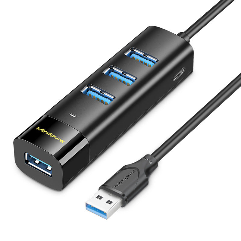 Cross-border usb3.0 high-speed hub hub one-to-four 4-port laptop type-c docking station cable seperater