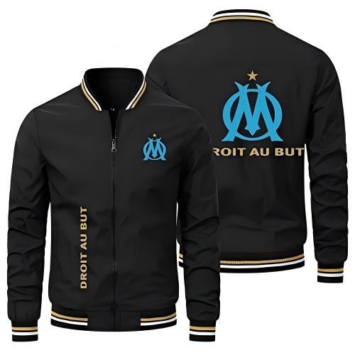 2026 spring foreign trade thin cross-border wish casual car logo jacket coat men's clothing thin section zipper white jacket