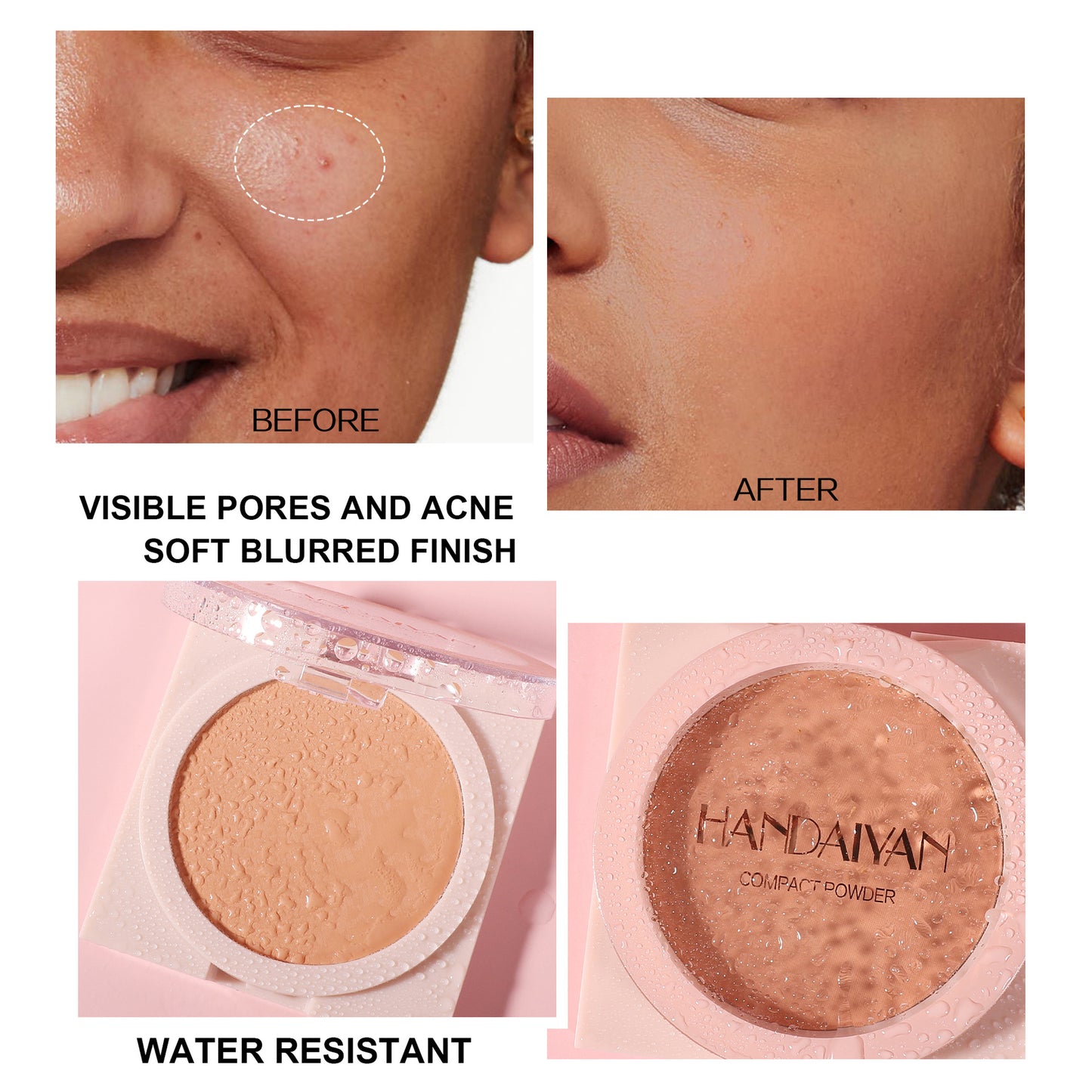 Shop Handaiyan Finishing Powder Concealer Cake at USAve Merchandise. Long-lasting oil control waterproof makeup. Free shipping over $50!