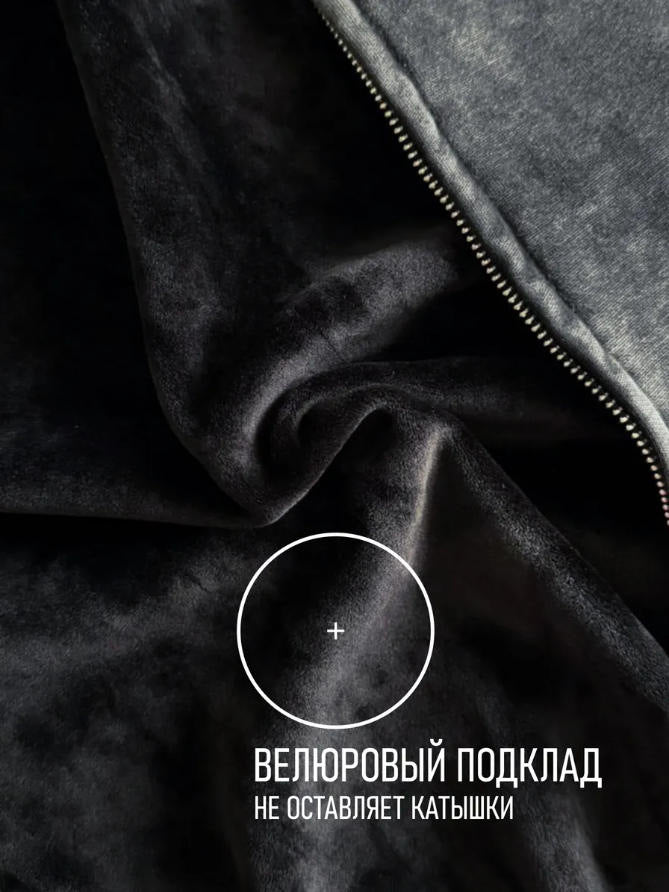 2026 autumn and winter fleece-lined thickened hooded cardigan sweater men's loose all-match retro couple original design top