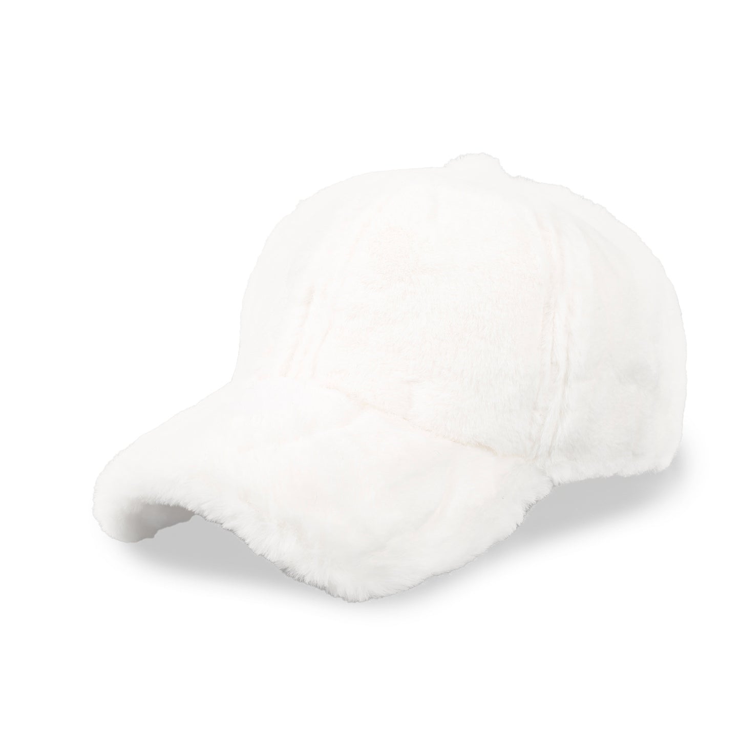Autumn and Winter new plush hat women's warm Korean casual peaked cap good-looking plush baseball cap